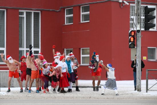 Russia Winter Swimming Clubs Run