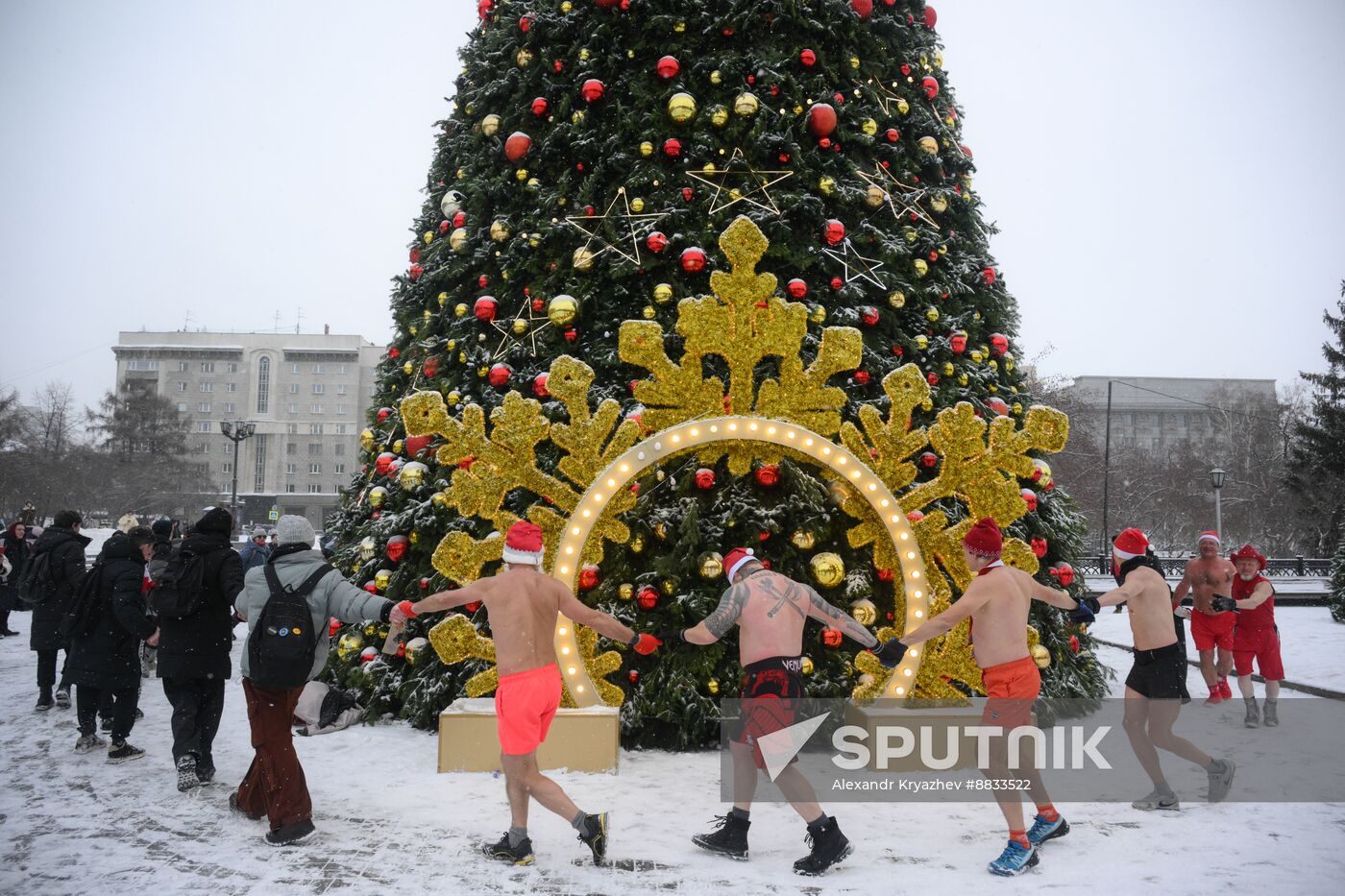 Russia Winter Swimming Clubs Run