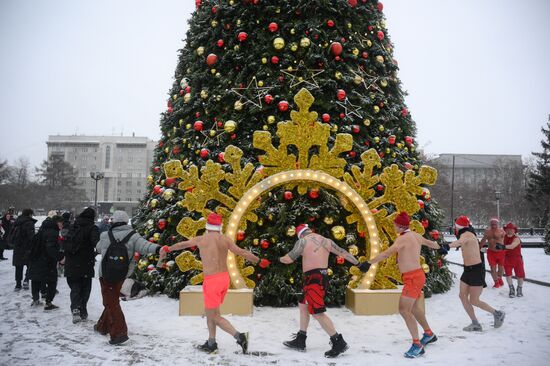 Russia Winter Swimming Clubs Run