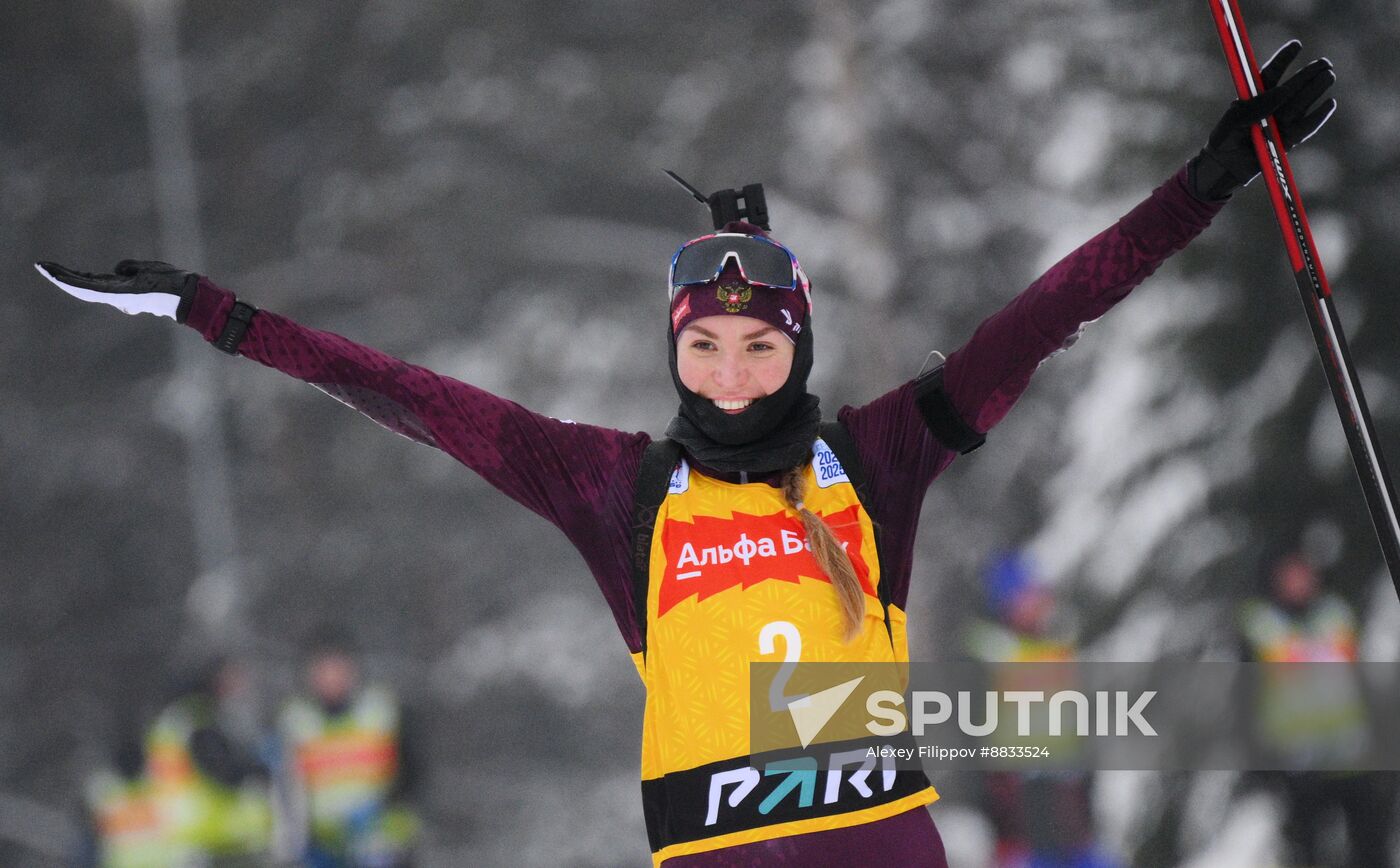 Russia Biathlon Commonwealth Cup Women Pursuit