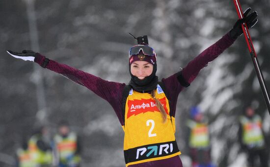 Russia Biathlon Commonwealth Cup Women Pursuit