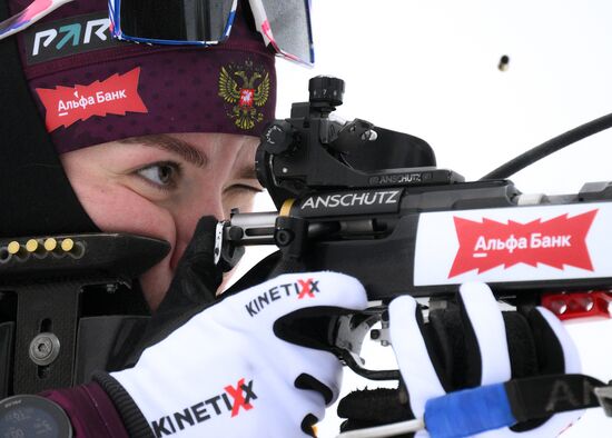 Russia Biathlon Commonwealth Cup Women Pursuit