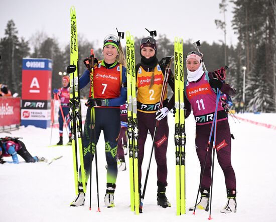 Russia Biathlon Commonwealth Cup Women Pursuit