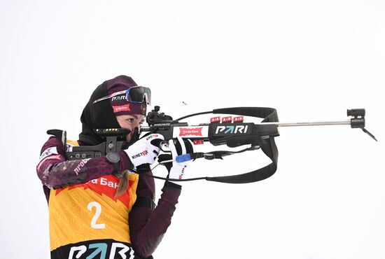 Russia Biathlon Commonwealth Cup Women Pursuit