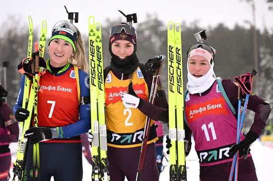 Russia Biathlon Commonwealth Cup Women Pursuit