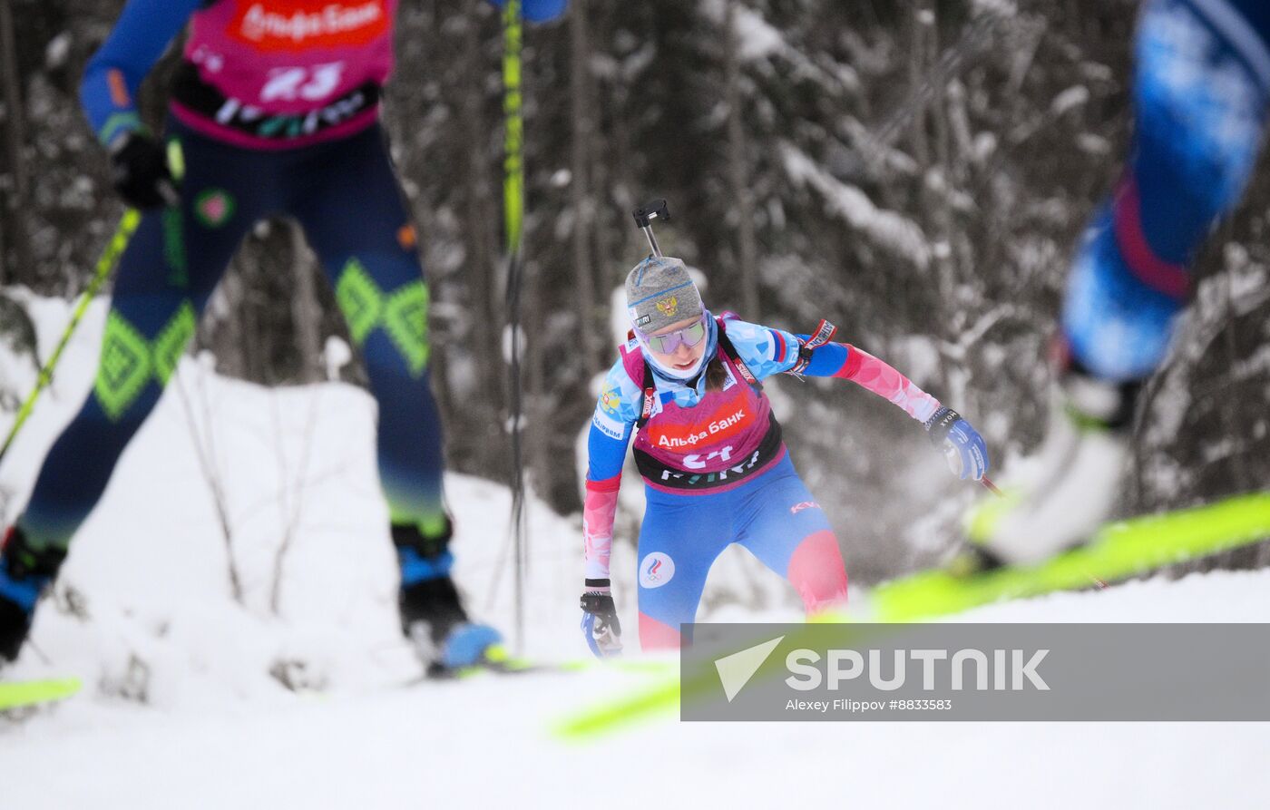 Russia Biathlon Commonwealth Cup Women Pursuit