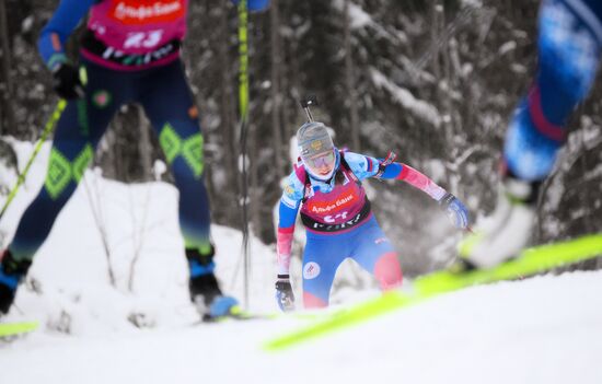 Russia Biathlon Commonwealth Cup Women Pursuit