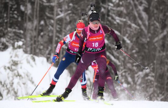 Russia Biathlon Commonwealth Cup Women Pursuit