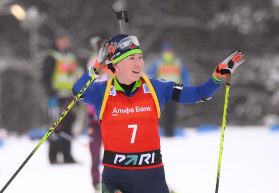 Russia Biathlon Commonwealth Cup Women Pursuit