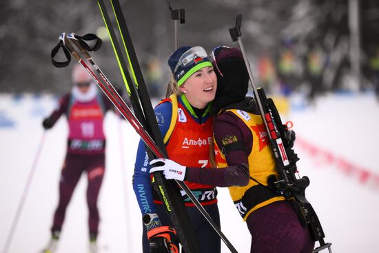 Russia Biathlon Commonwealth Cup Women Pursuit