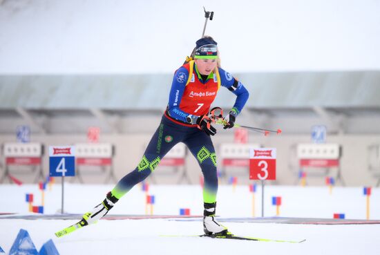 Russia Biathlon Commonwealth Cup Women Pursuit