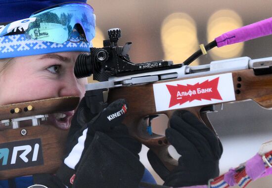 Russia Biathlon Commonwealth Cup Women Pursuit