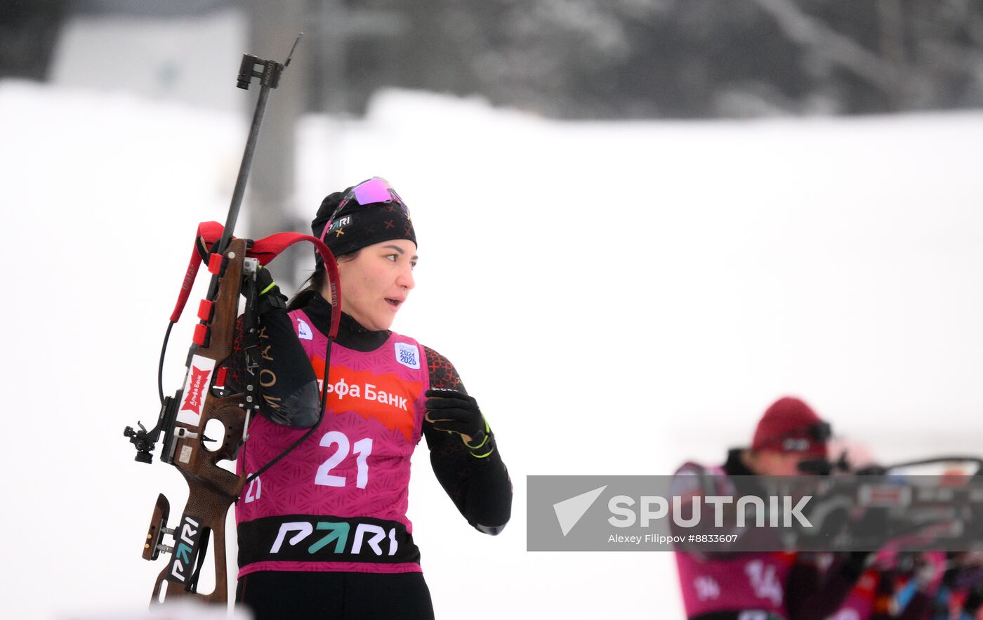 Russia Biathlon Commonwealth Cup Women Pursuit