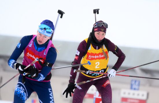 Russia Biathlon Commonwealth Cup Women Pursuit