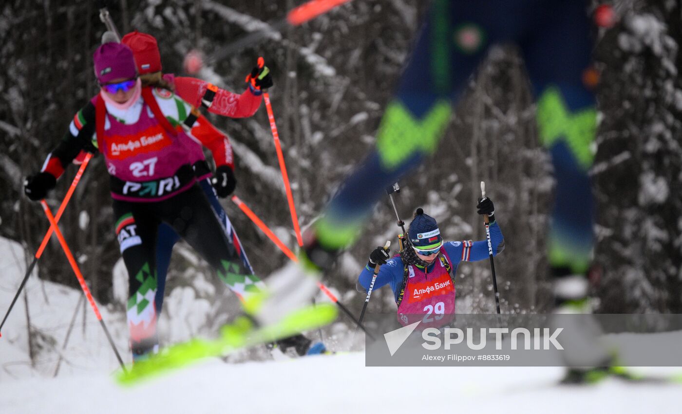 Russia Biathlon Commonwealth Cup Women Pursuit