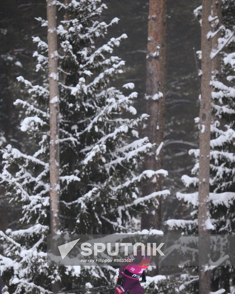 Russia Biathlon Commonwealth Cup Women Pursuit