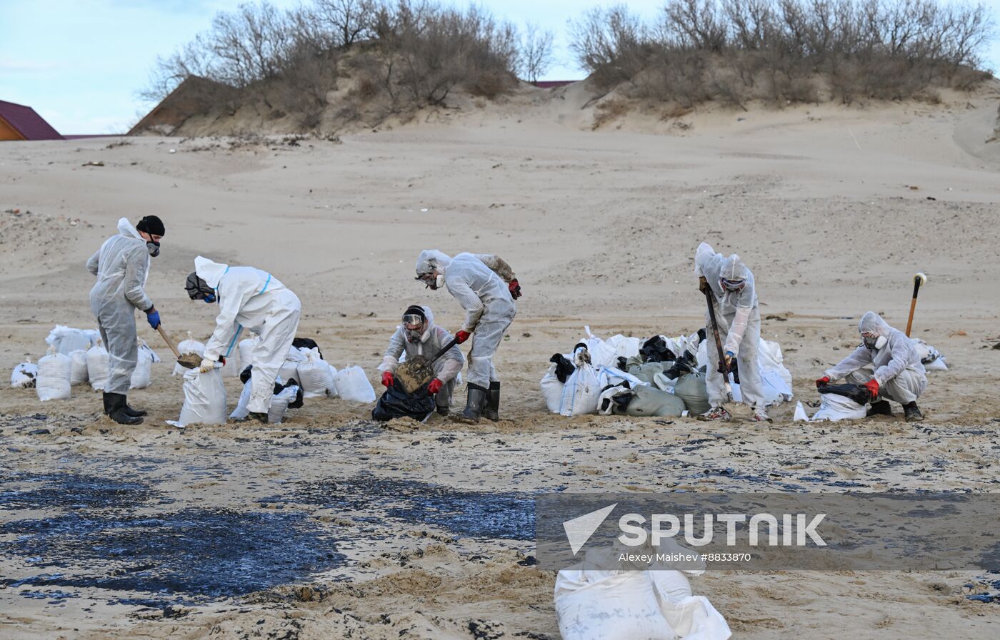 Russia Tankers Crash Aftermath