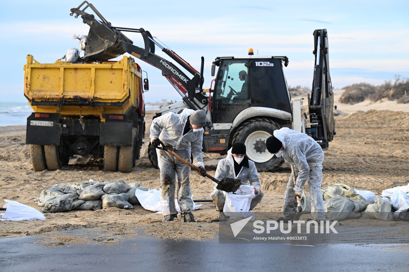 Russia Tankers Crash Aftermath