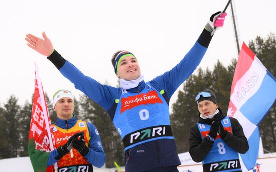 Russia Biathlon Commonwealth Cup Men Mass Start