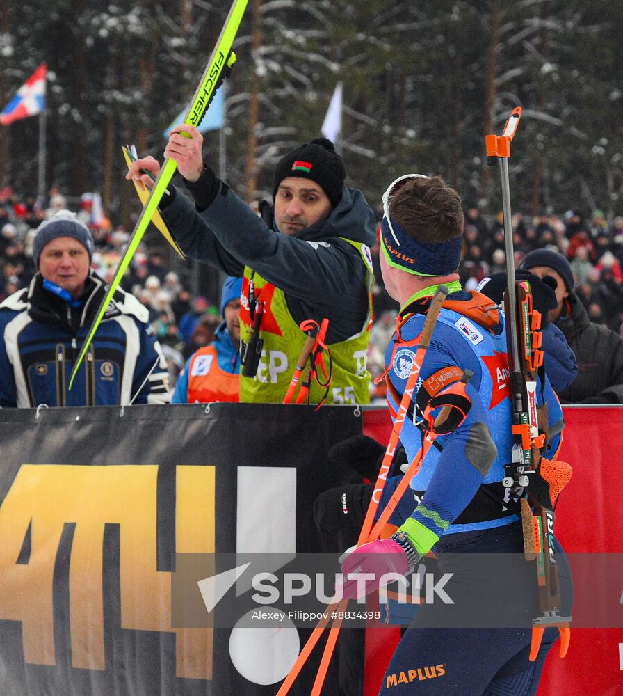 Russia Biathlon Commonwealth Cup Men Mass Start