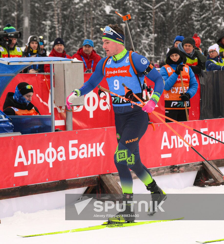 Russia Biathlon Commonwealth Cup Men Mass Start