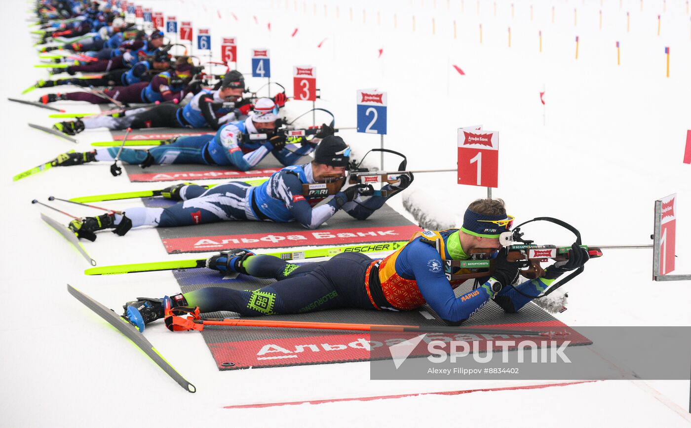 Russia Biathlon Commonwealth Cup Men Mass Start