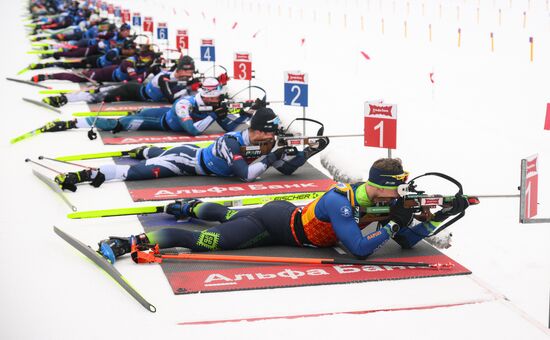 Russia Biathlon Commonwealth Cup Men Mass Start