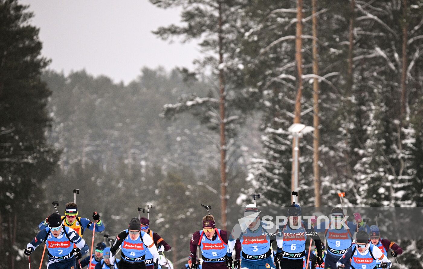 Russia Biathlon Commonwealth Cup Men Mass Start