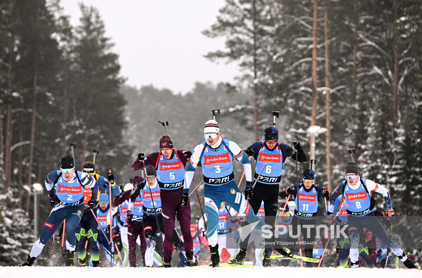 Russia Biathlon Commonwealth Cup Men Mass Start