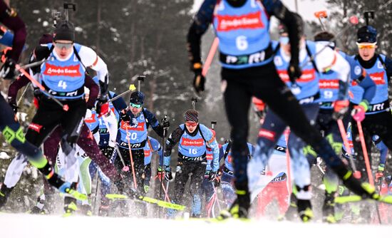 Russia Biathlon Commonwealth Cup Men Mass Start