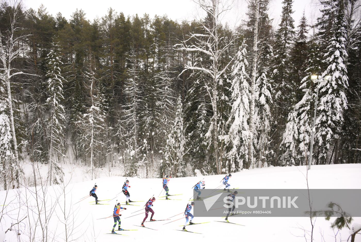 Russia Biathlon Commonwealth Cup Men Mass Start