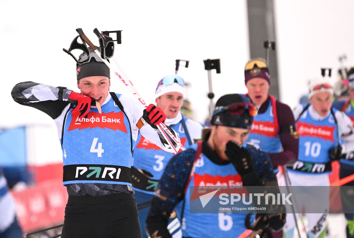 Russia Biathlon Commonwealth Cup Men Mass Start