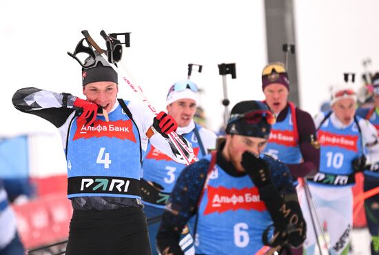 Russia Biathlon Commonwealth Cup Men Mass Start