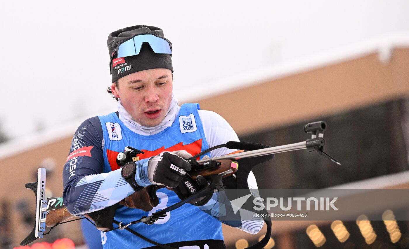 Russia Biathlon Commonwealth Cup Men Mass Start