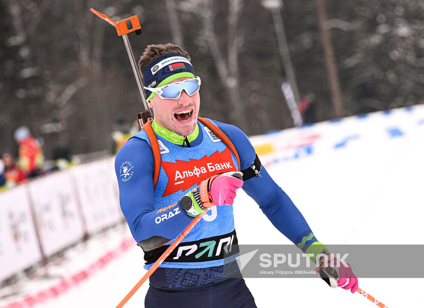 Russia Biathlon Commonwealth Cup Men Mass Start