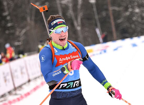 Russia Biathlon Commonwealth Cup Men Mass Start