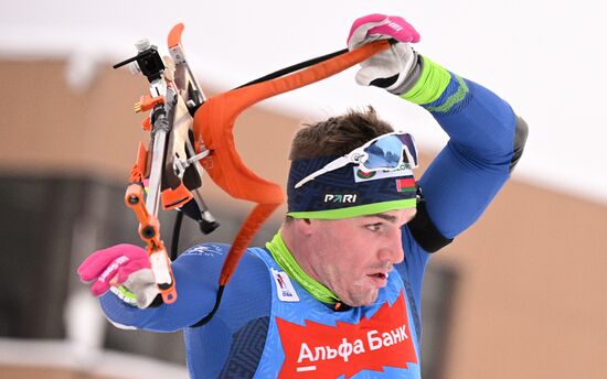 Russia Biathlon Commonwealth Cup Men Mass Start