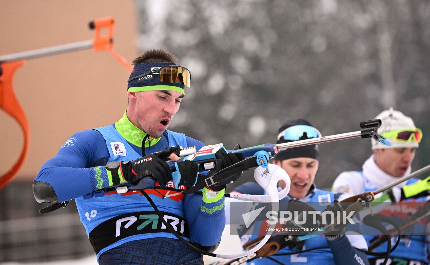 Russia Biathlon Commonwealth Cup Men Mass Start