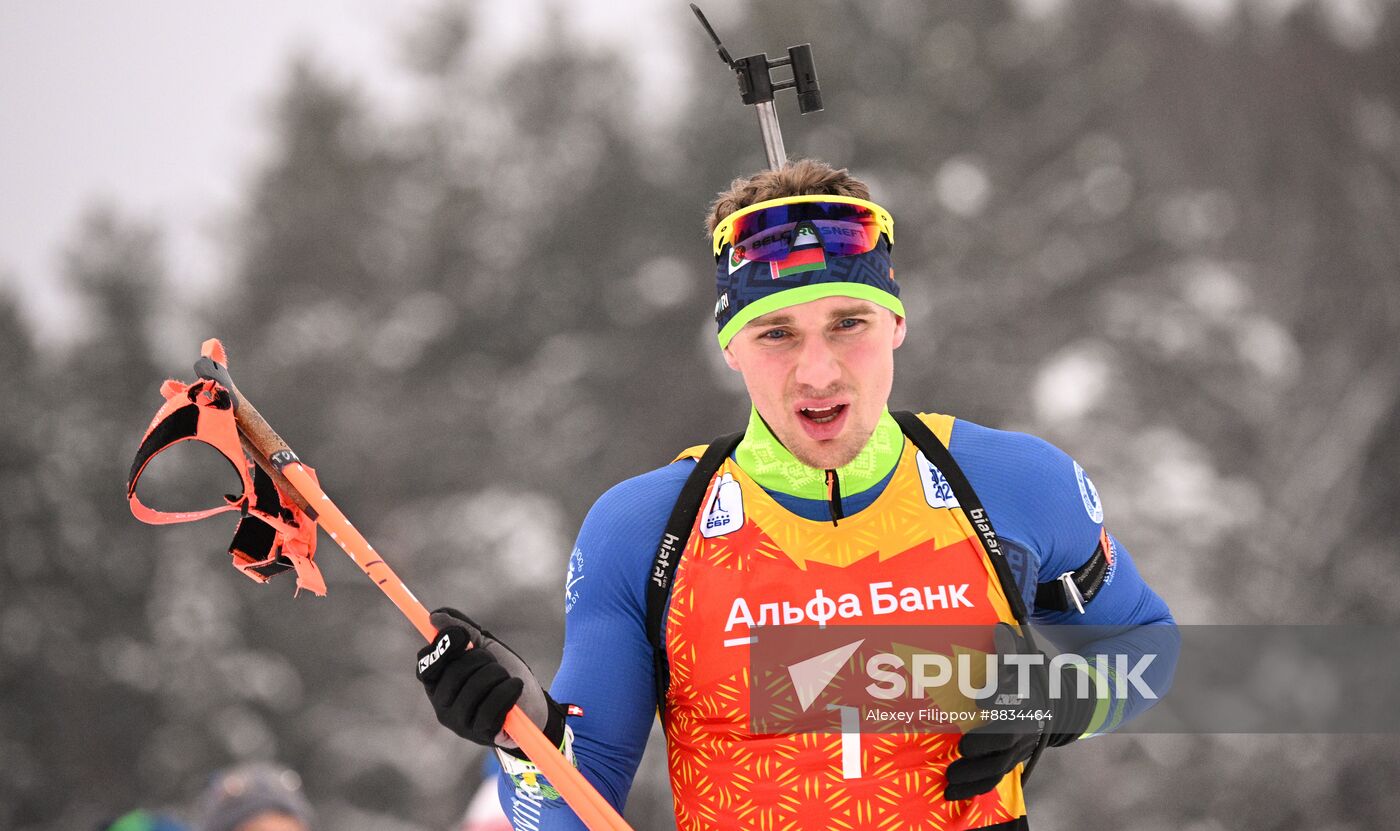 Russia Biathlon Commonwealth Cup Men Mass Start