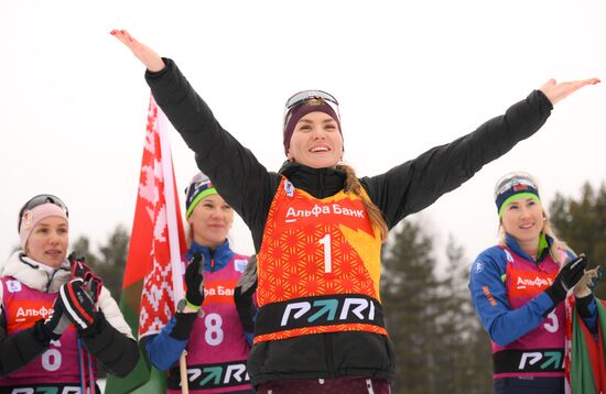 Russia Biathlon Commonwealth Cup Women Mass Start