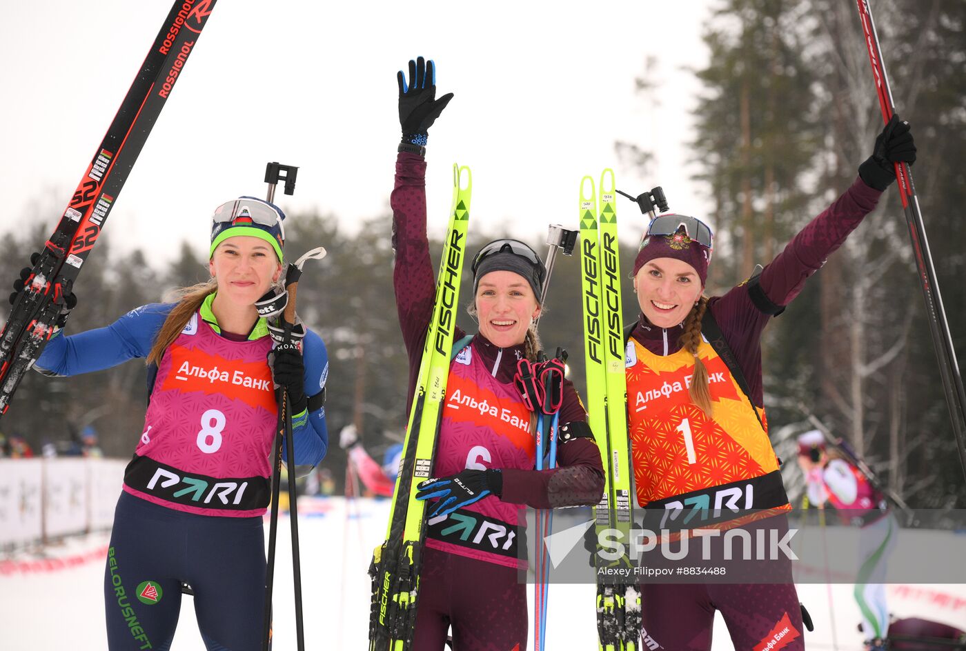 Russia Biathlon Commonwealth Cup Women Mass Start