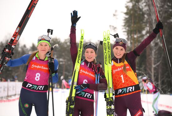 Russia Biathlon Commonwealth Cup Women Mass Start