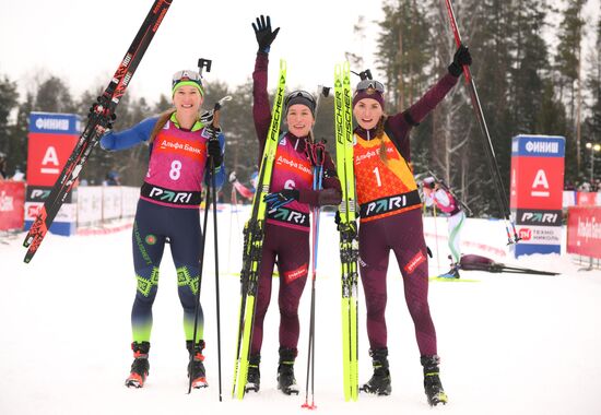 Russia Biathlon Commonwealth Cup Women Mass Start