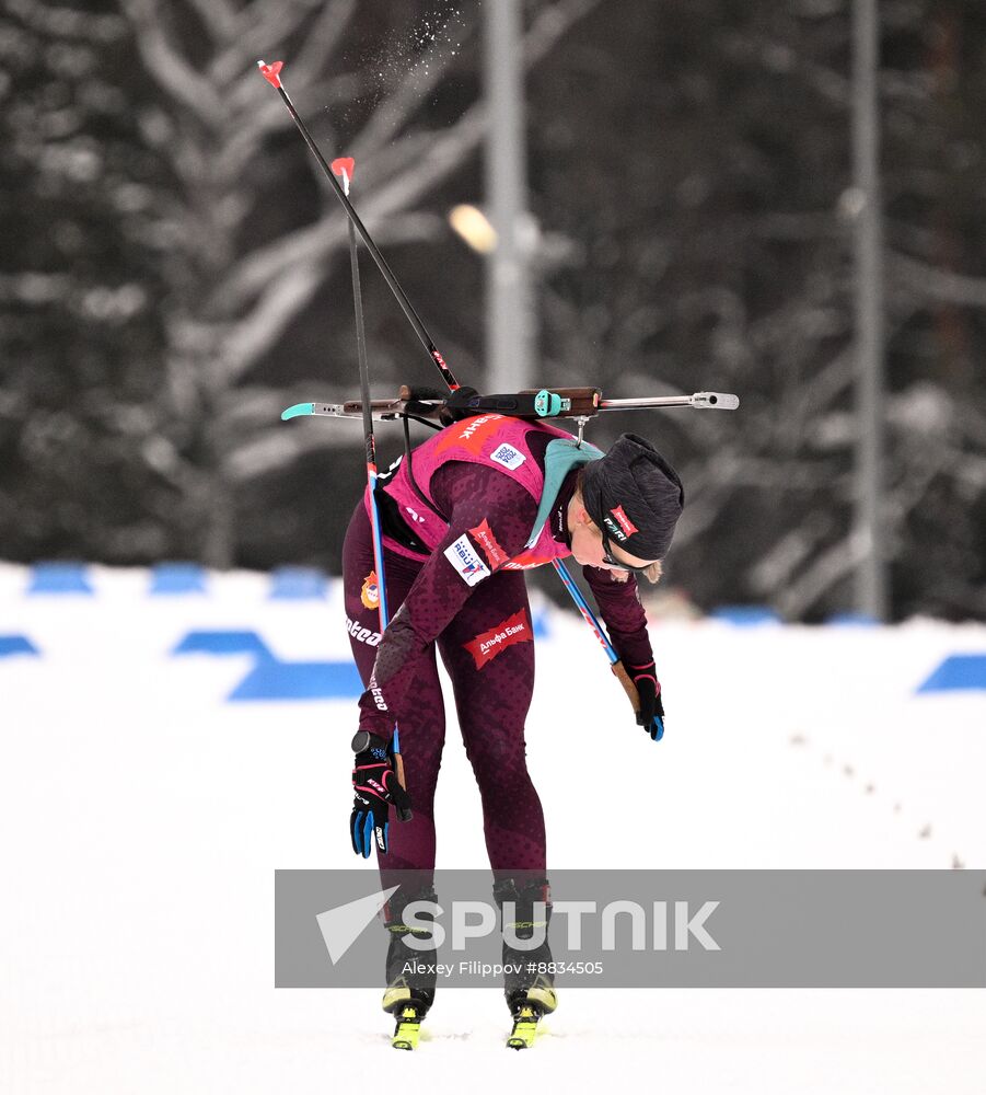 Russia Biathlon Commonwealth Cup Women Mass Start