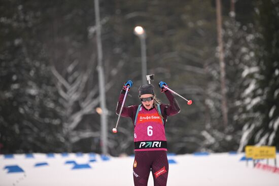 Russia Biathlon Commonwealth Cup Women Mass Start