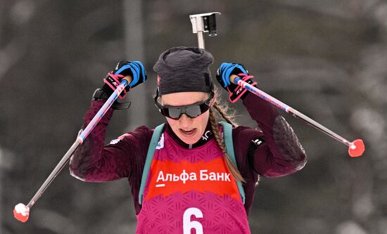 Russia Biathlon Commonwealth Cup Women Mass Start