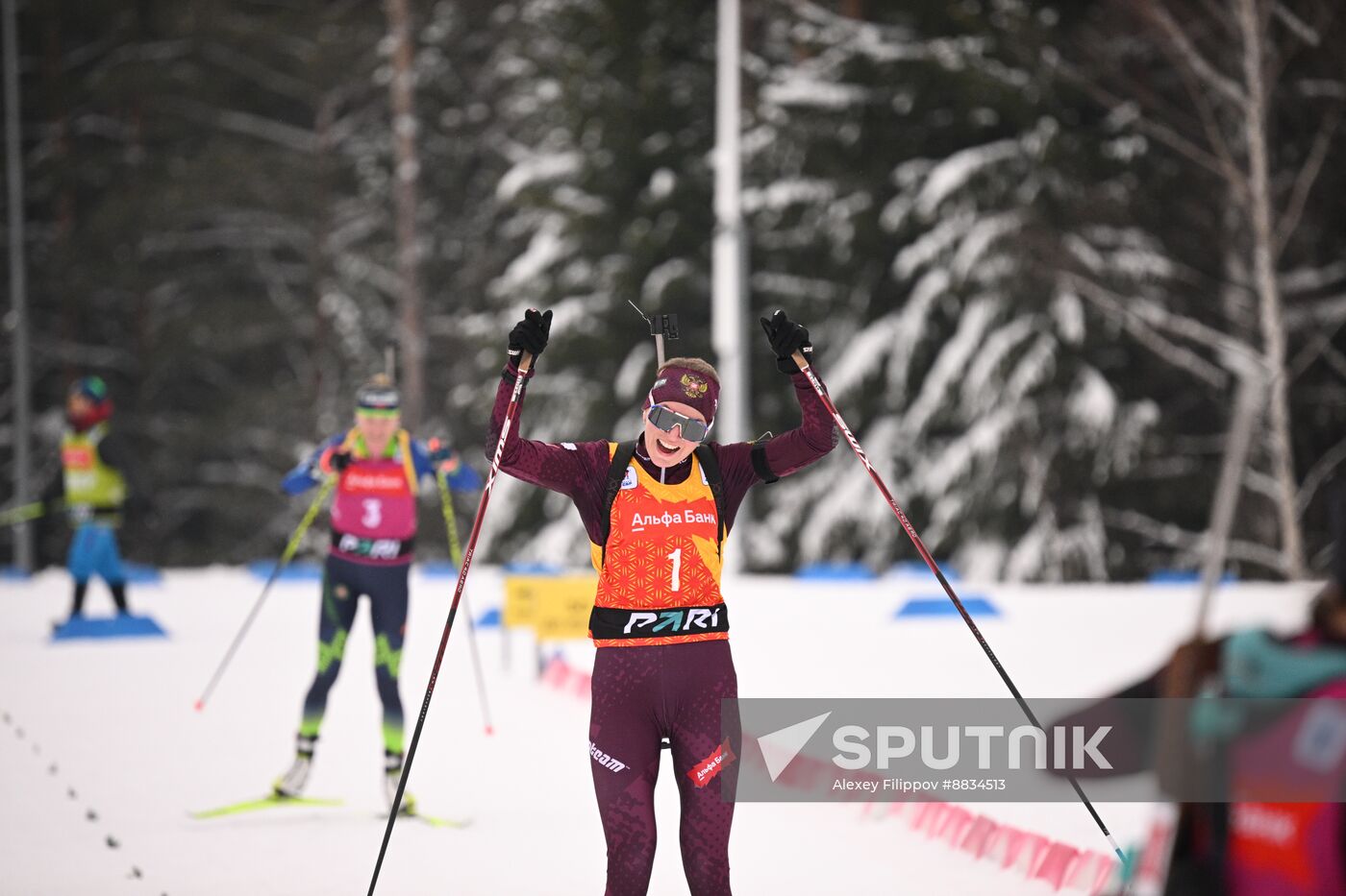 Russia Biathlon Commonwealth Cup Women Mass Start