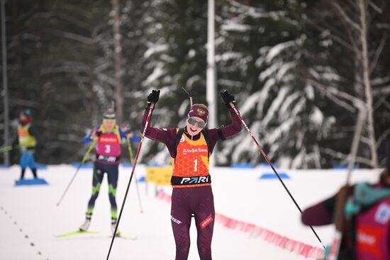 Russia Biathlon Commonwealth Cup Women Mass Start