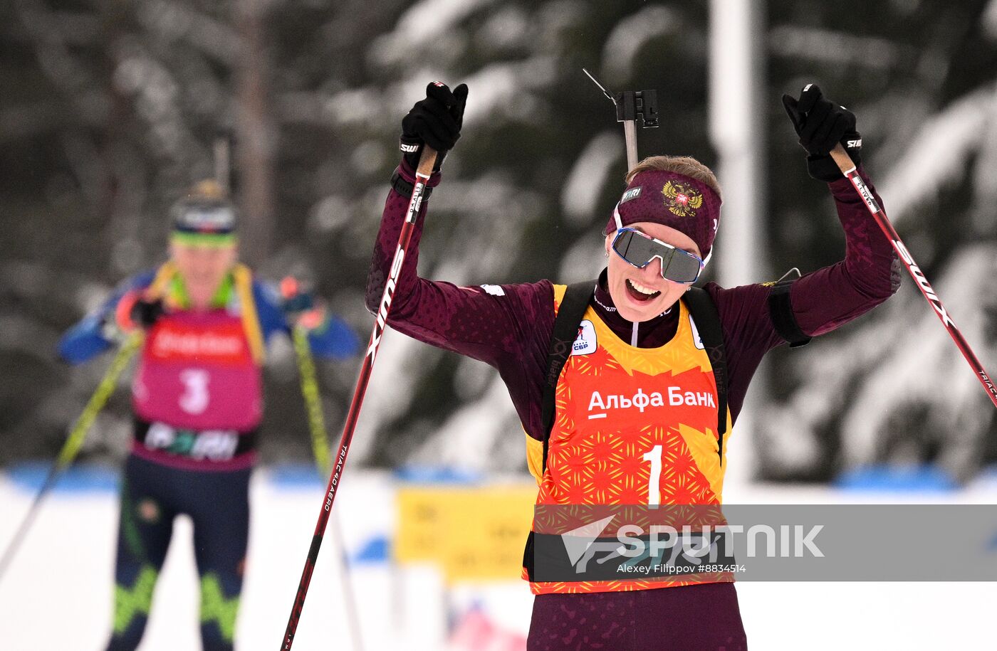 Russia Biathlon Commonwealth Cup Women Mass Start