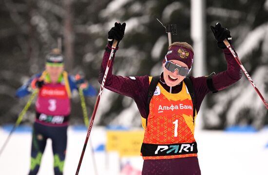 Russia Biathlon Commonwealth Cup Women Mass Start